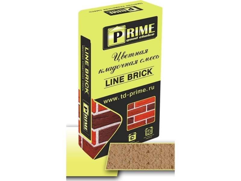 Prime Line Brick Klinker 7303 Кремово-желтая 25кг купить в Минске — БелАртДом