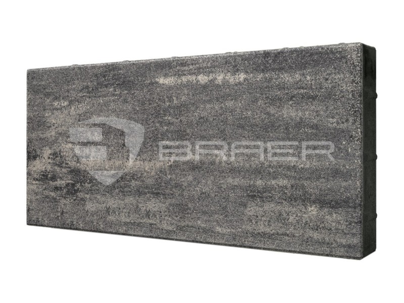 Тротуарная плитка BRAER Сити Color Mix Ночь 900х400 80 мм