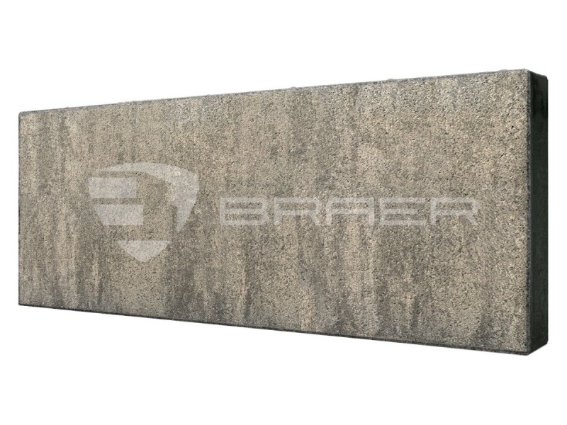 Тротуарная плитка BRAER Сити Color Mix Туман 900х400 80 мм