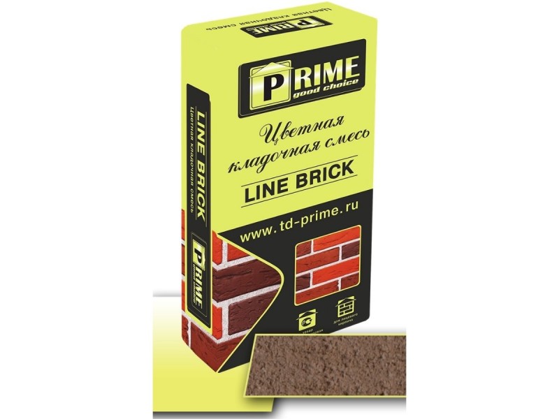 Prime Line Brick Wasser 4453 Светло-коричневая 25кг